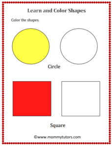 circle and square color