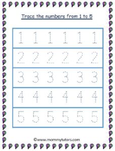 number tracing inline 1-5 new