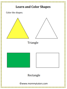 triangle and rectangle color