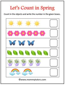 Count and write spring elements