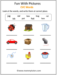 3 letter cvc words activity-1