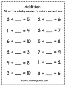 Addition - Sums (5)