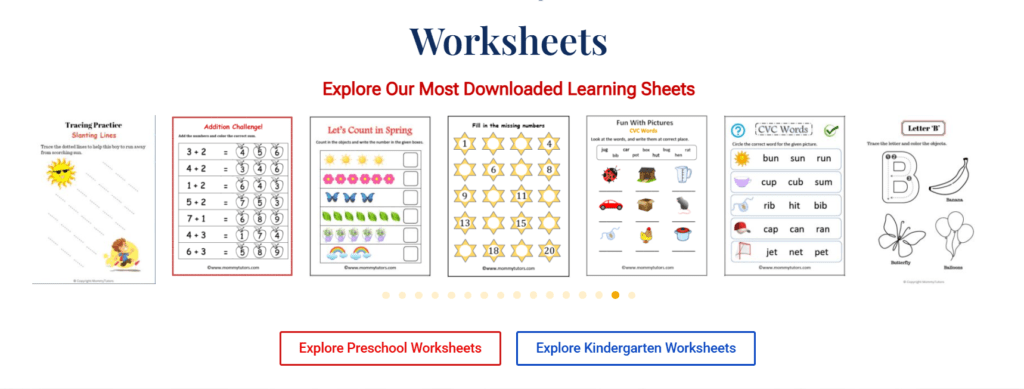 mommytutors page