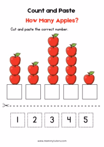 Cut and Paste - How many apples