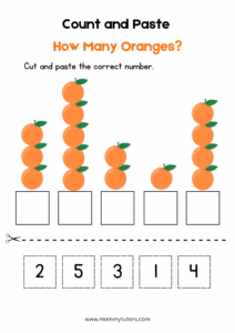 Cut and Paste - How many oranges